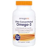 OmegaVia, 高濃縮オメガ3、1,135mg、ソフトジェル60粒