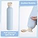 TIESOME 2Pcs 260ml Squeeze Bottles, Refillable Travel Containers Large Empty Dispensing Bottles with Disc Top Flip Cap Portable Leak Proof Bottle for Shampoo, Creams, Lotion, Conditioner