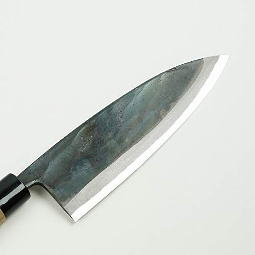 Motokane" Deba Hocho (Kitchen Knife) 210Mm(Abt 8.3") Kurouchi, Blade Edge : Aogami Steel Double Bevel #TOP3