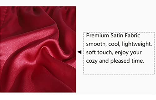 Men's Satin Boxer Shorts Underwear Sleep Pajama Shorts Silk Sleepwear Boxers Underwear3