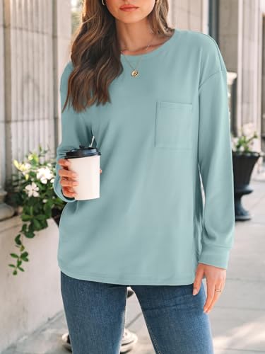 Image of AUTOMET Womens Long Sleeve T Shirts Crewneck Sweatshirts