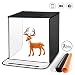 Produktbild Tycka Box, Fotostudio, 40 x 40 cm, faltbar, mit LED-Lichter, Lichtbox, tragbar, faltbar, mit 3 Hintergrund-Leinwand (Schwarz, Weiß, Beige), EU-Stecker