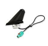 antenne ford focus mk2 Steckanschluss: FAKRA Watermark Antennenfuß Dachantenne mit Verstärker, Fakra Stecker für Audi, BMW, Citroen, Dacia, Ford, Mercedes, Opel, Peugeot, Renault, Seat, Skoda, VW ab Bj. 2004