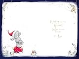 Me To You Tatty Teddy To A Wonderful Grandson Christmas Card, Tatty Teddy With Baubles 6x9ins - Official Collection - Image 2