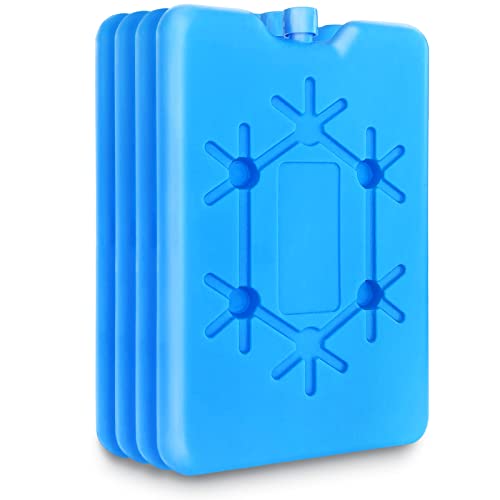 4-Pack Ice Packs For Coolers,Ice Pack For Lunch Box,Freezer Packs,Slim & Long-Lasting Reusable Ice Packs #TOP20