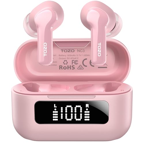 TOZO Hybrid Active Noise Cancelling Wireless Earbuds with...