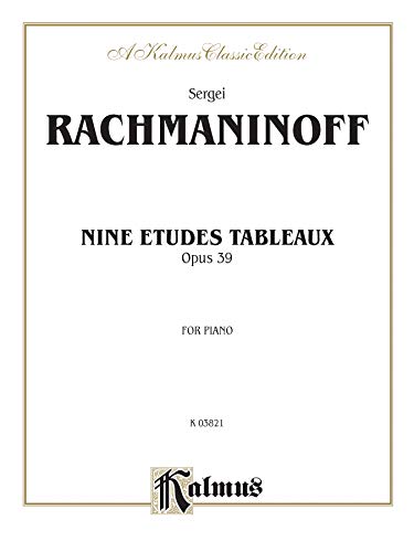 Etudes Tableaux, Op. 39 (Kalmus Edition) #TOP26