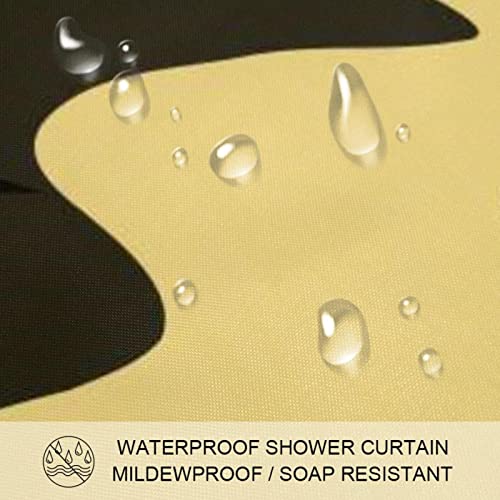 Rideau de douche mer qualitatif avec crochets d'installation - 4