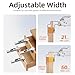 2 Pack Drawer Front Installation Clamps，Quick-Install Drawer Mounting Clips，Cabinet Installation Tool For Woodworking Cabinet Drawer Fronts Clamps, Adjustable Width 21 Mm - 50 Mm, With Batch Corners