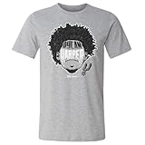 500 LEVEL Dylan Harper San Antonio Spurs Player Silhouette Shirt (Heather Gray, X-Large)