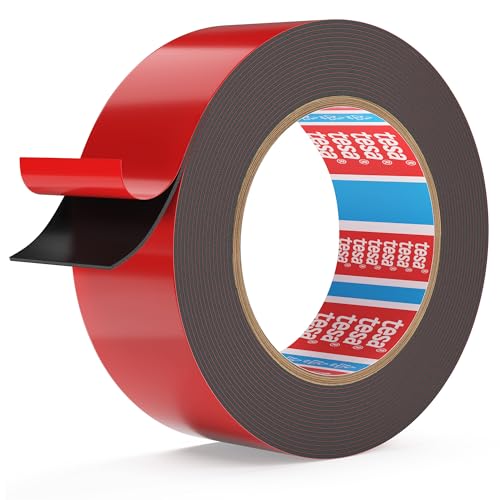 EMITEVER Cinta Doble Cara Extrafuerte 6411 5,5mX24mm, Cinta Resistente de Montaje con Adhesivo LSE, Alto Rendimiento Alta Adhesión Inicial, para Instalación Permanente en Múltiples Sustratos