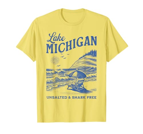 Lake Michigan Unsalted Shark Free T-Shirt