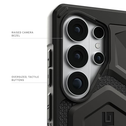 Image of Urban Armor Gear UAG Designed for Galaxy S26 Ultra 5G Case, Monarch Pro - Compatible with Magnetic Charging Premium Rugged Military Drop Tested Protective Cover - Kevlar Black