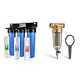 iSpring Whole House Water Filter System + Reusable Spin Down Sediment Prefilter