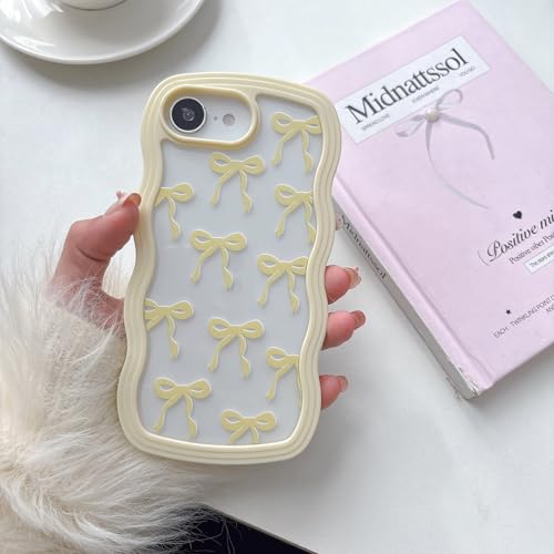 Coque transparente iPhone 16e antichocs silicone souple jaune