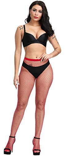 Women's Fishnet Stockings Sexy Tights High Waisted Pantyhose2