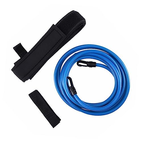 POPETPOP 1Set Swim Resistance Belt Set for Training Durable Portable Equipment for Enhanced Swimming Workouts for Adults for Strength Training Fitness Pool Blue