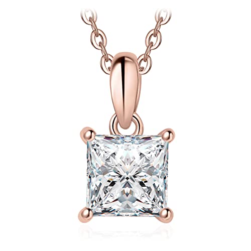 Collier moissanite argent sans chaîne cadeau idéal pour femme d'exception
