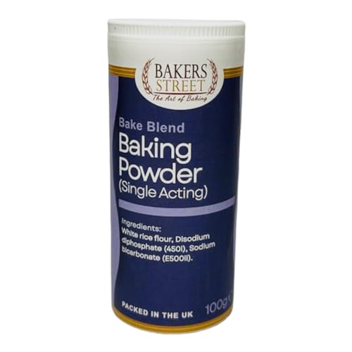 Bakers Street | Gluten Free Baking Powder 100g | Single Acting Baking Powder | For Bread and Cake making