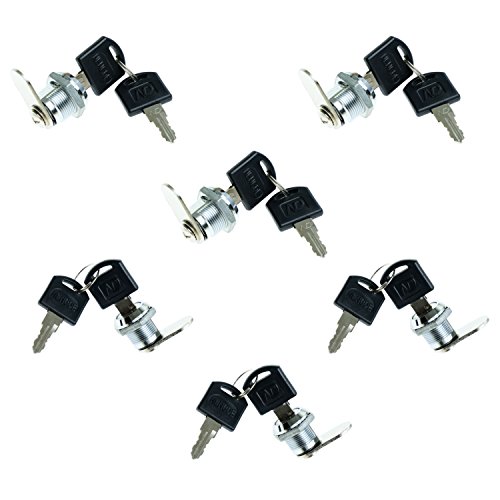 Source One Premium Cam Lock and Key Sets (6 Pack) - //coolthings.us