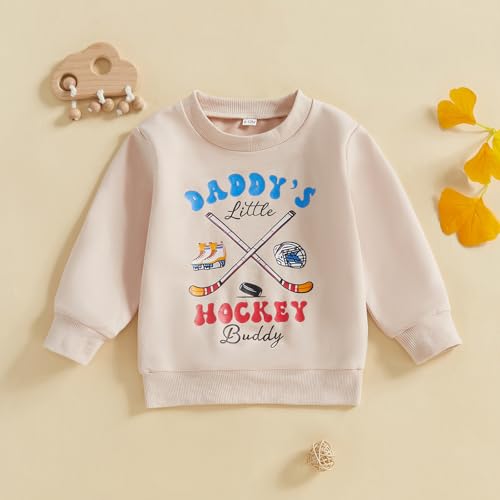 Toddler Baby Boy Girl Clothes Long Sleeve Crew Neck Letters Rugby Pullover Sweatshirt Tops for Inafnt Boys Girls2