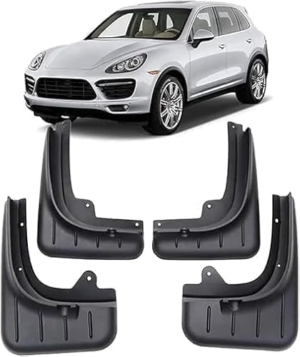 RESKIU 4PCS Mud Flaps for Porsche Cayenne III Coupe 2019-2023, Splashproof No Drill Easy Install Front Rear Wheel Protection Fender Mudflaps All-Weather Splash Guards