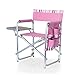 Graphic Image Sports Chair Folds w/Table & Pockets Pink w/Stripes