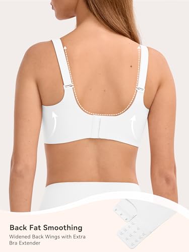 Image of LUCKMEEY Bras for Women No Underwire Deep V Wireless Bra Push Up Seamless Bras Full Coverage Bralettes Everyday Bra