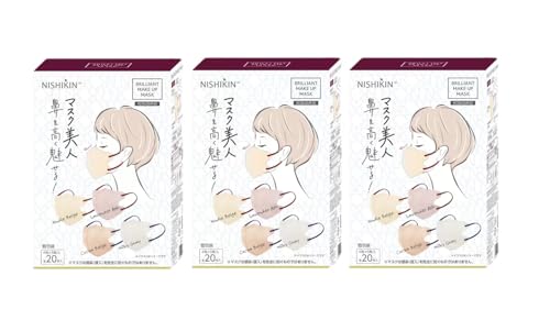 NISHIKIN BRILLIANTMAKEUPMASK 2D ̌^ 4F oCJ[02 20 3Zbg 4F sDz ̌^  g sN F J[ sN}XN F}XN ܂ Kl  2Ď^ 2D  u