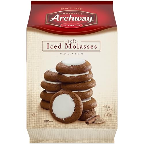 Archway Cookies, Iced Molasses Classic Soft, 12 Oz
