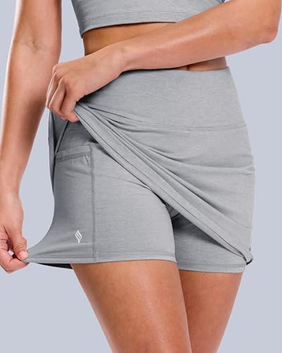 Image of SANTINY 13.5 inch /15 inch Tennis Skirt with 2 Pockets