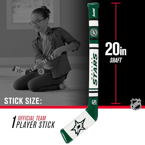 Image of Franklin Sports NHL Team Mini Soft Hockey Stick Set - NHL Team Soft Foam Mini Hockey Stick and Ball - Great Toy for Kids