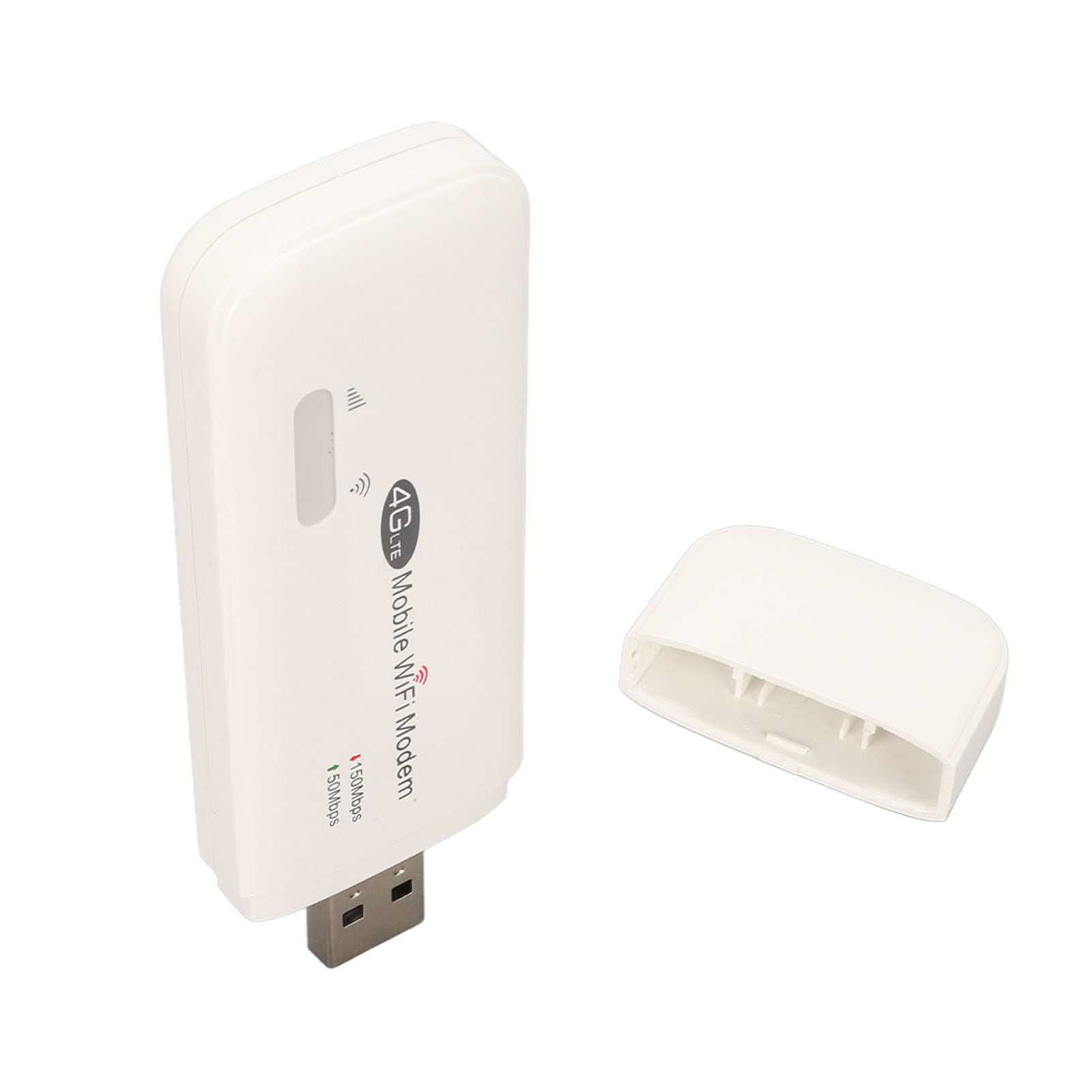 Router 4G LTE, Klucz Sprzętowy Modemu WiFi USB z Gniazdem Karty SIM, Szybki Plug and Play 150 Mb/s do Telefonu PC Laptop Tablet, Udostępnianie 10 Użytkowników, sieć Bezprzewodowa