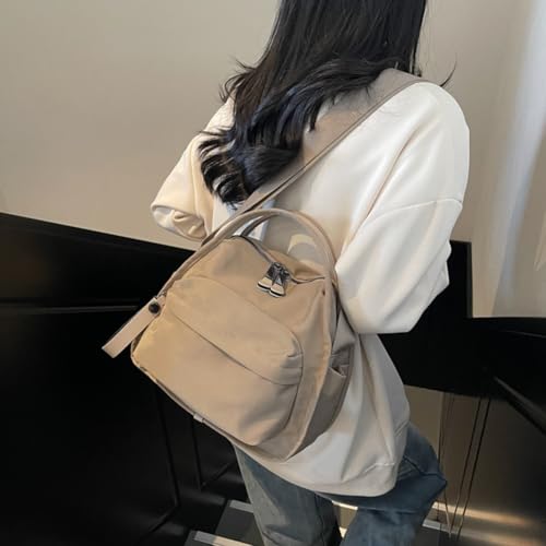 Top Handle Purses for Women Nylon Crossbody Bag Small Top Handle Handbags Lightweight Satchel Shoulder Bag3