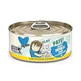 Weruva B.F.F. Play - Best Feline Friend Paté Lovers, Aw Yeah!, Chicken Checkmate with Chicken, 5.5oz Can (Pack of 8)