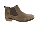 wechselfunktion e Verschluss:: Stiefel Gabor Stiefellette 71.640.14, Dreamvelour (Velourleder), farro (braun), Wechselfu?bett Braun Gr. 40