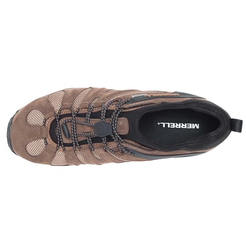 Image of Merrell Men's Chameleon 8 Stretch Tactical Work Shoes, Waterproof Nubuck & Mesh Upper Ultra-Lightweight Hiking Combat Boots