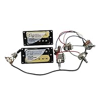 A great guitar pickup that provides moderate output for clarity. Advantage :1 Set For LP Standard Neck and Bridge Electric Guitar Humbucker Pickups with Pro Wiring Harness Features :LP Standard Pro Bucker Electric Guitar Alnico Humbucker Pickups with...
