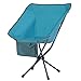 Produktbild Ln Im Freien Beweglichen Klappstuhl Rucksack Mini Zurück Fischen-Stuhl Direktor Faul Beach Camping Stuhl - Tarnung (Color : Light Blue)