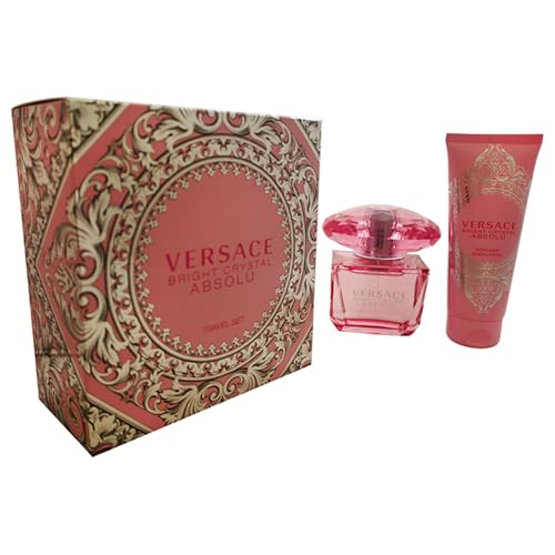 Lista de Perfume Versace Crystal del mes. 32 Versace 2 Piece Gift Set for Women, Bright Crystal Absolu