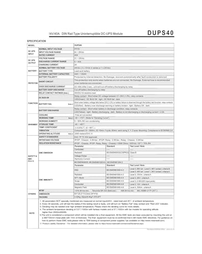 Alimentation 24V CC sans interruption DUPS40 pour module de guidage 40A - 4