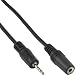 Produktbild InLine® Klinken Adapterkabel 4pol. 2,5mm Stecker - 4pol. 3,5mm Buchse, 0,2m
