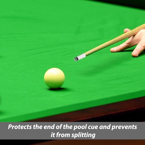 LXUEJIE 10 Stück 12MM Billard Queue Tipps Set, Schraub Tipps mit Pool Queue Zwinge für Snooker Pool Queues, Billard Queue Zubehör Set(12mm+13mm)