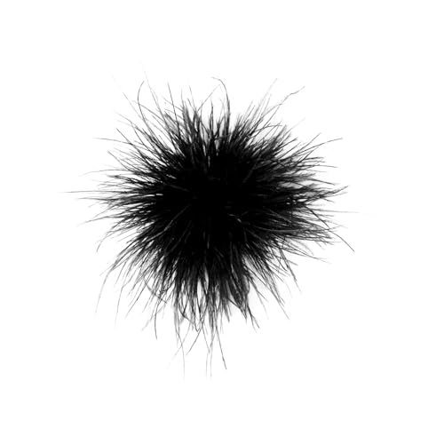 Feather Flower Brooch Pins for Women Men,Oversized Ostrich Floral Lapel Pin