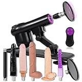 Sex Machine Thrusting Dildo Machine with Attachments and Remote Control, Automatic Sex Thrusting Machine for Women with Suction Cup Adapter, Adult Sex Toys with 7 Attachments 3XLR Connector