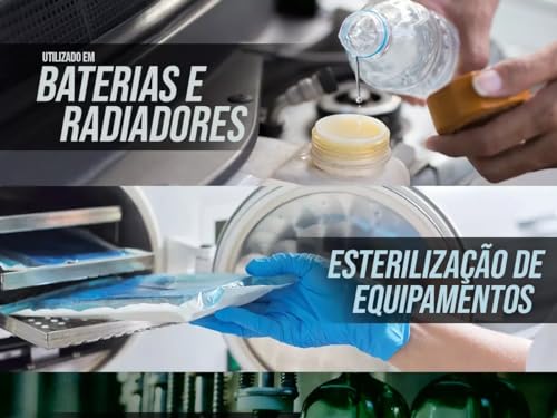 Água Desmineralizada 5 Litros Automax Radiadores Arrefecimento e Baterias