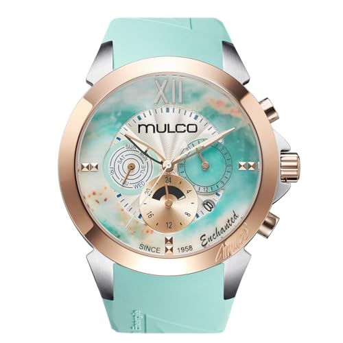MULCO ���f�̃N�H�[�c ���f�B�[�X�E�H�b�` ? 46mm�X�e�����X�X�`�[���P�[�X�A�N�H�[�c�A�i���O�~���^JP25���[�u�����g�A10�C���h���A�V���R���X�g���b�v�A���@�\�A�o�b�e���[SR621SW�A�X�^�C���b�V���őϋv��