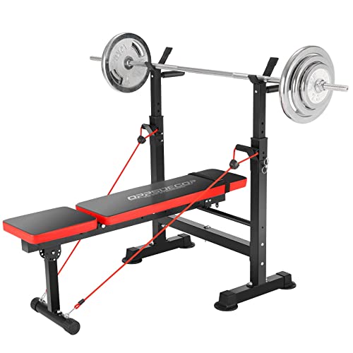 Korie Strength Training Olympic Weight Benches For Full Body Workout - Adjustable Olympic Weight Bench For Indoor Exercise #TOP5