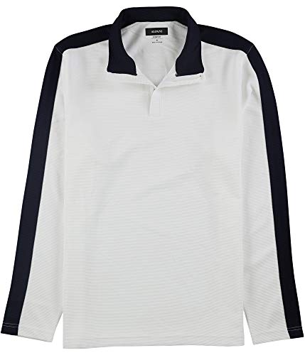 Alfani Mens Stripe Pullover Sweater, White, X-Large #TOP13