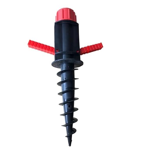 Janasiba Sombrilla de al aire libre Camping Hierba Caracol Espiral Soporte de almacenamiento Heavy Duty Patio Césped Jardín